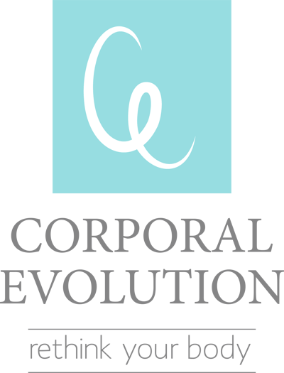 Logotipo de Corporal Evolution, rethink your body